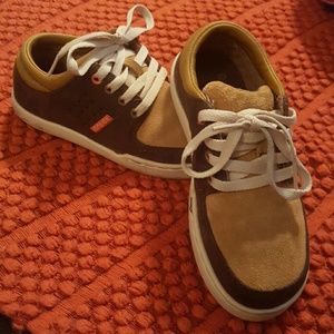 Like new boys suede CROCS sneakers